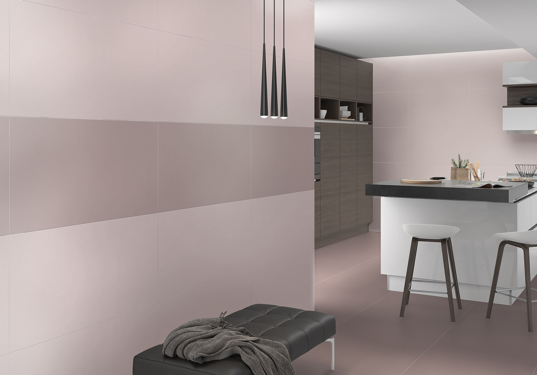 Dlažba Croma Pink 31,6x63,7cm Ceracassa